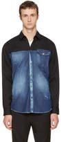 Thumbnail for your product : DSQUARED2 Blue and Black Canada Hiking Shirt