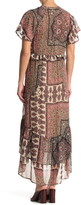 Thumbnail for your product : Love Stitch Mixed Print High/Low Hem Dress