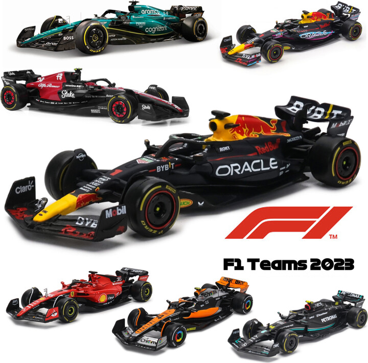 Bburago 1:43 F1 Red Bull Ferrari Mercedes Benz Aston Martin McLaren Alfa Romeo alloy luxury car die cast car model toy series