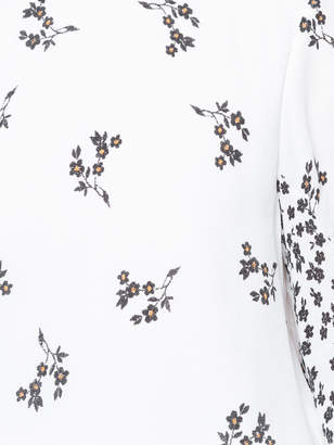 Tibi floral printed blouse