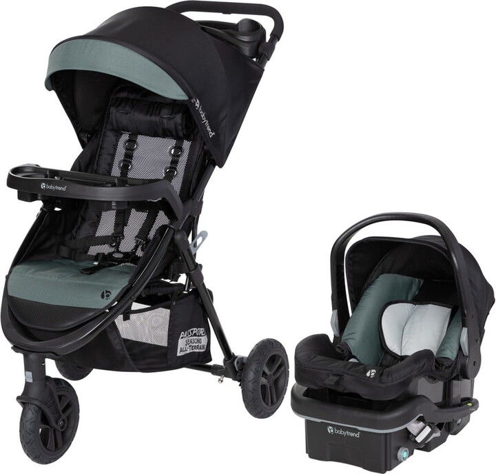 Baby Trend Passport Seasons All-Terrain Travel System with EZ-Lift PLUS Infant Car Seat - Madrid Green