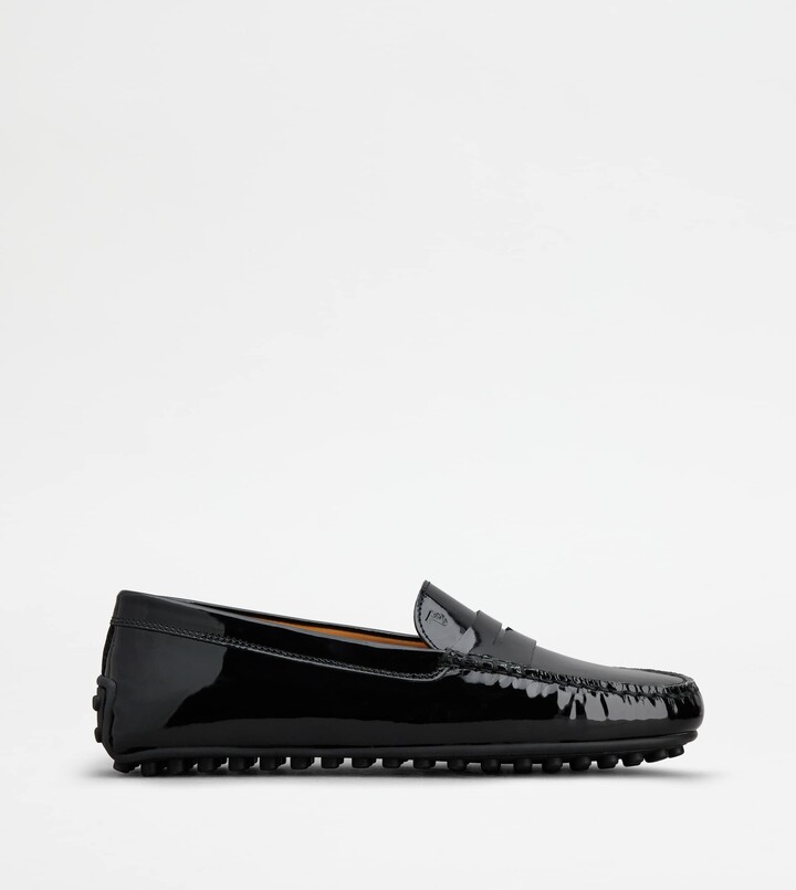 Tod's City Gommino Loafers in Patent Leather