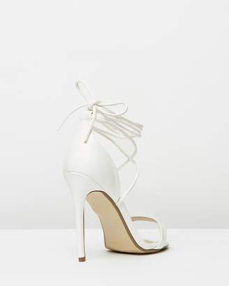 Missguided Lace-Up Barely There Heels