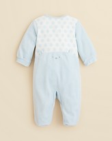 Thumbnail for your product : Absorba Infant Boys' Polka Dot Velour Footie - Sizes 0-9 Months