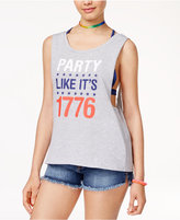 Thumbnail for your product : Hybrid Juniors' Party Like It's 1776 Graphic Bra Tank Top