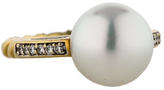 Thumbnail for your product : David Yurman Pearl and Diamond Ring