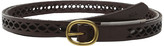Thumbnail for your product : Lauren Ralph Lauren Classics 1/2" Skinny Perf Belt w/ Centerbar Buckle