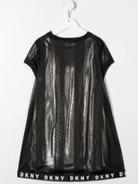Thumbnail for your product : DKNY Metallic-Effect Mini Dress