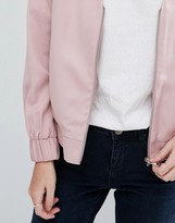 Thumbnail for your product : ASOS Petite PETITE Clean Bomber Co-ord