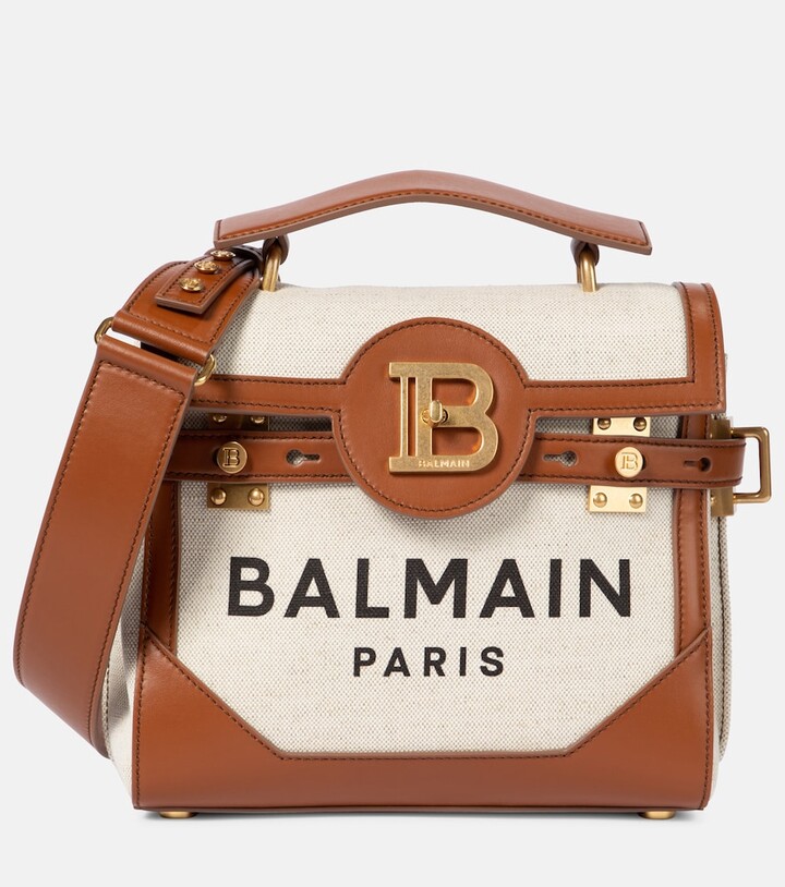 Balmain Women's Brown Shoulder Bags | ShopStyle
