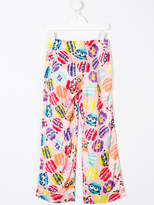Thumbnail for your product : Fendi Kids monster print trousers