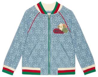Gucci Children's flower lace bomber