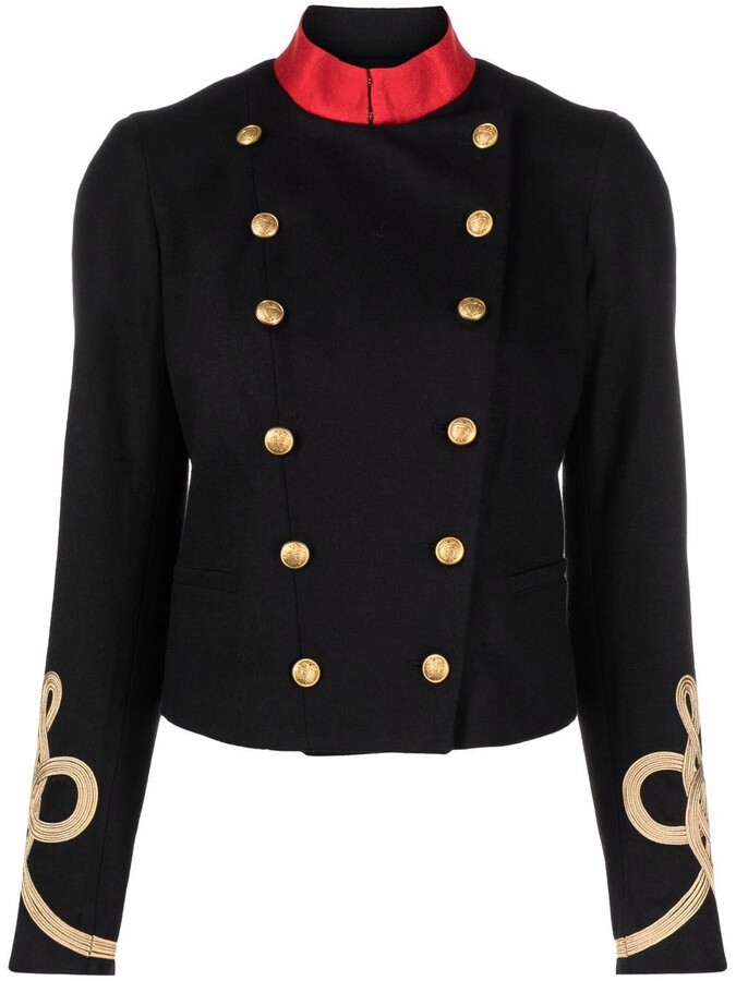 Polo Ralph Lauren Double-Breasted Military Jacket - ShopStyle