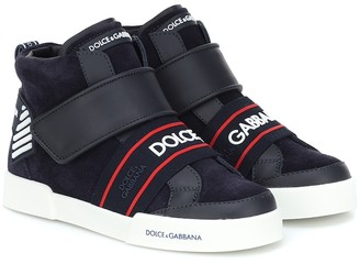 high top sneakers with velcro