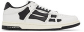 Thumbnail for your product : Amiri White & Black Skel Top Low Sneakers