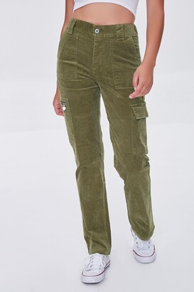 Forever 21 Corduroy Cargo Pants - ShopStyle
