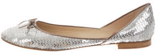 Kate Spade Sequined Bow Flats