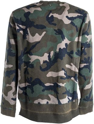 Valentino Rockstud Camouflage Sweater