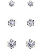 Thumbnail for your product : Anne Klein Crystal Stud Earring Set