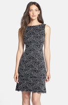 Thumbnail for your product : Alex Evenings Metallic Lace Tiered Sheath Dress