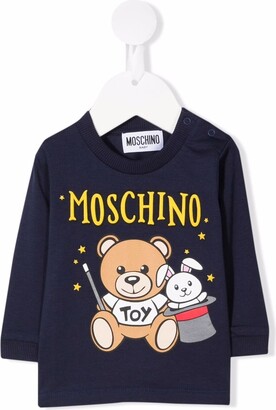 MOSCHINO BAMBINO teddy bear print T-shirt
