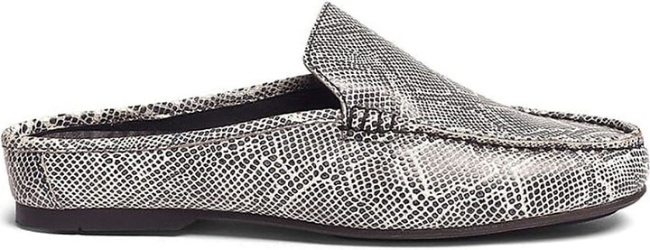 Carlos Santana Hector Python-Embossed Mules