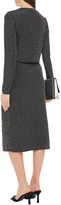 Thumbnail for your product : Reformation Metallic Stretch-knit Midi Dress