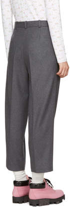 Acne Studios Grey Tabea Cropped Trousers