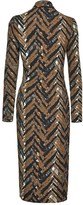 Thumbnail for your product : Pinko Zig-Zag Pattern Fitted Dress