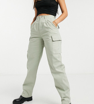 ASOS Tall ASOS DESIGN Tall pleated front chino pants with cargo