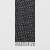 Thumbnail for your product : Burberry Monogram Cashmere Jacquard Scarf