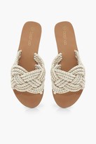 Thumbnail for your product : boohoo Rope Detail Sliders
