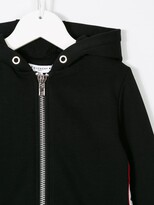 Thumbnail for your product : Givenchy Kids Logo Print Zip-Up Hoodie