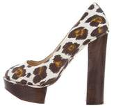 Thumbnail for your product : Charlotte Olympia Leopard Print Dolly Pumps