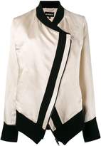 Thumbnail for your product : Ann Demeulemeester Bomber Jacket with Contrast Detailing