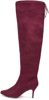 ELOQUII Over the Knee Faux Suede Boot
