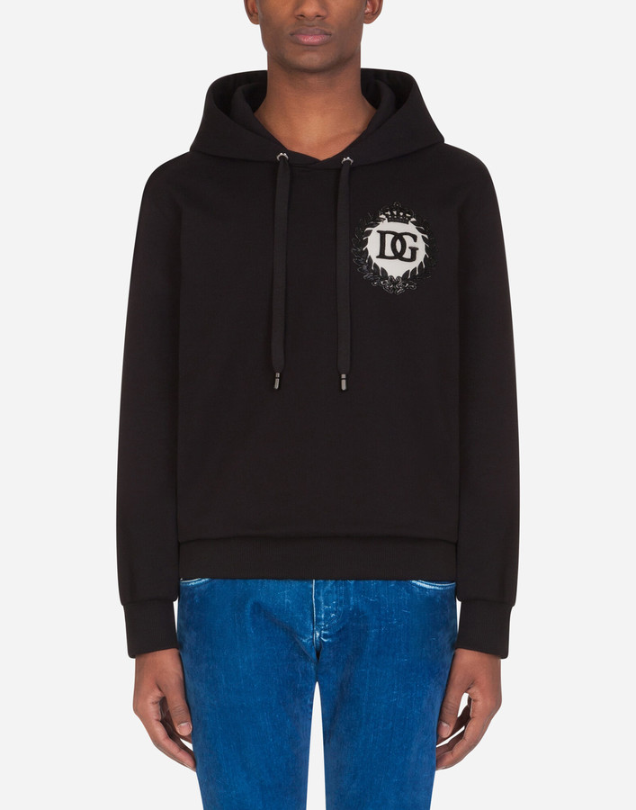 black and teal hoodie