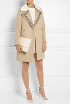 Thumbnail for your product : J.Crew Collection embellished wool-blend coat