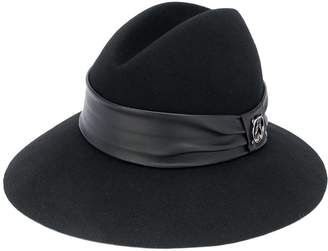 Patrizia Pepe wool and leather hat