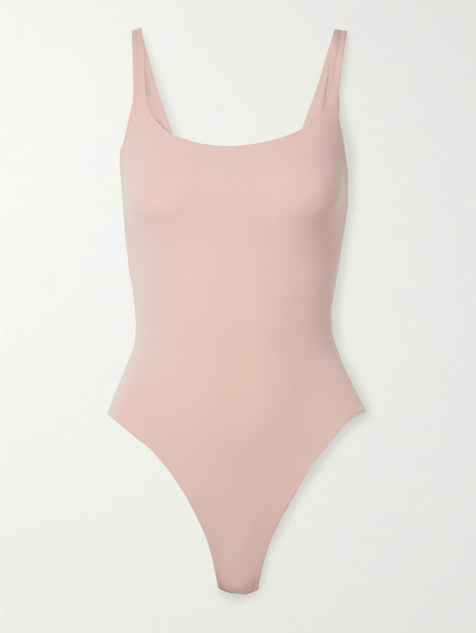 SKIMS Fits Everybody Square Neck Bodysuit - Mica