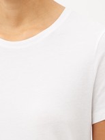 Thumbnail for your product : ANOTHER TOMORROW Round-neck Organic-cotton T-shirt - White