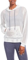 Thumbnail for your product : Kensie Mesh Cinched Pullover Hoodie