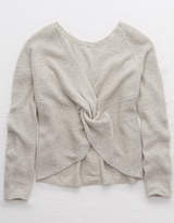 Thumbnail for your product : Aerie Twist Back Sweater