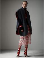 Thumbnail for your product : Burberry Reversible Tartan Wool Cashmere Poncho