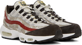Thumbnail for your product : Nike Off-White & Brown Air Max 95 Sneakers