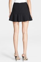 Thumbnail for your product : RED Valentino Ruffle Hem Stretch Cotton Skirt