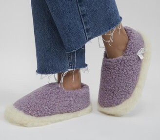 Yoko Wool Yoko Wool Slippers Lavender - ShopStyle Shoes