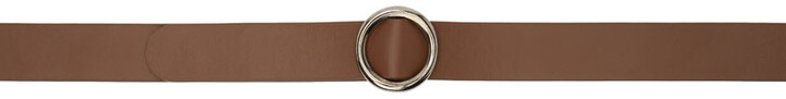 小物 Sefr CIRCLE BELT SEFR | CIRCLE BELT / PALE WHITE ナローレザーベルト – STOCK