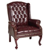 Thumbnail for your product : Office Star Traditional Queen Anne Style Chair