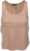 Thumbnail for your product : David Lerner Nude Overlap Tank Top